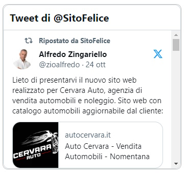 SitoFelice.it X Twitter